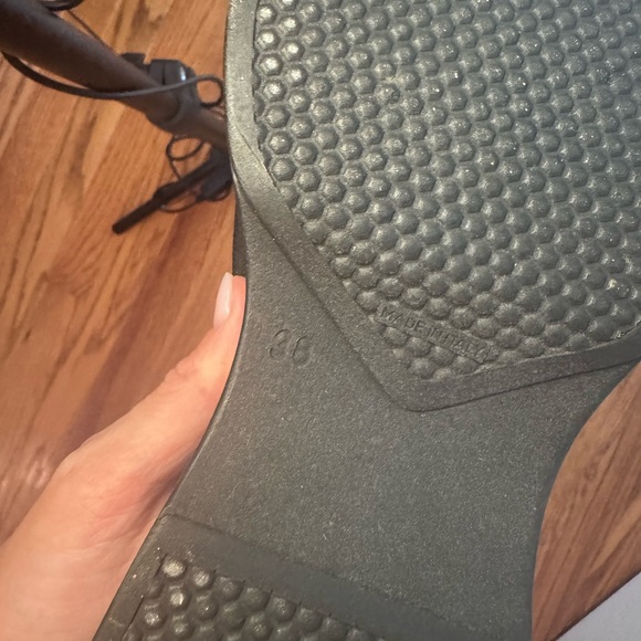 Steve Madden Black Women's Platform Slide Sandals Slinky30 - Picture 5 of 5